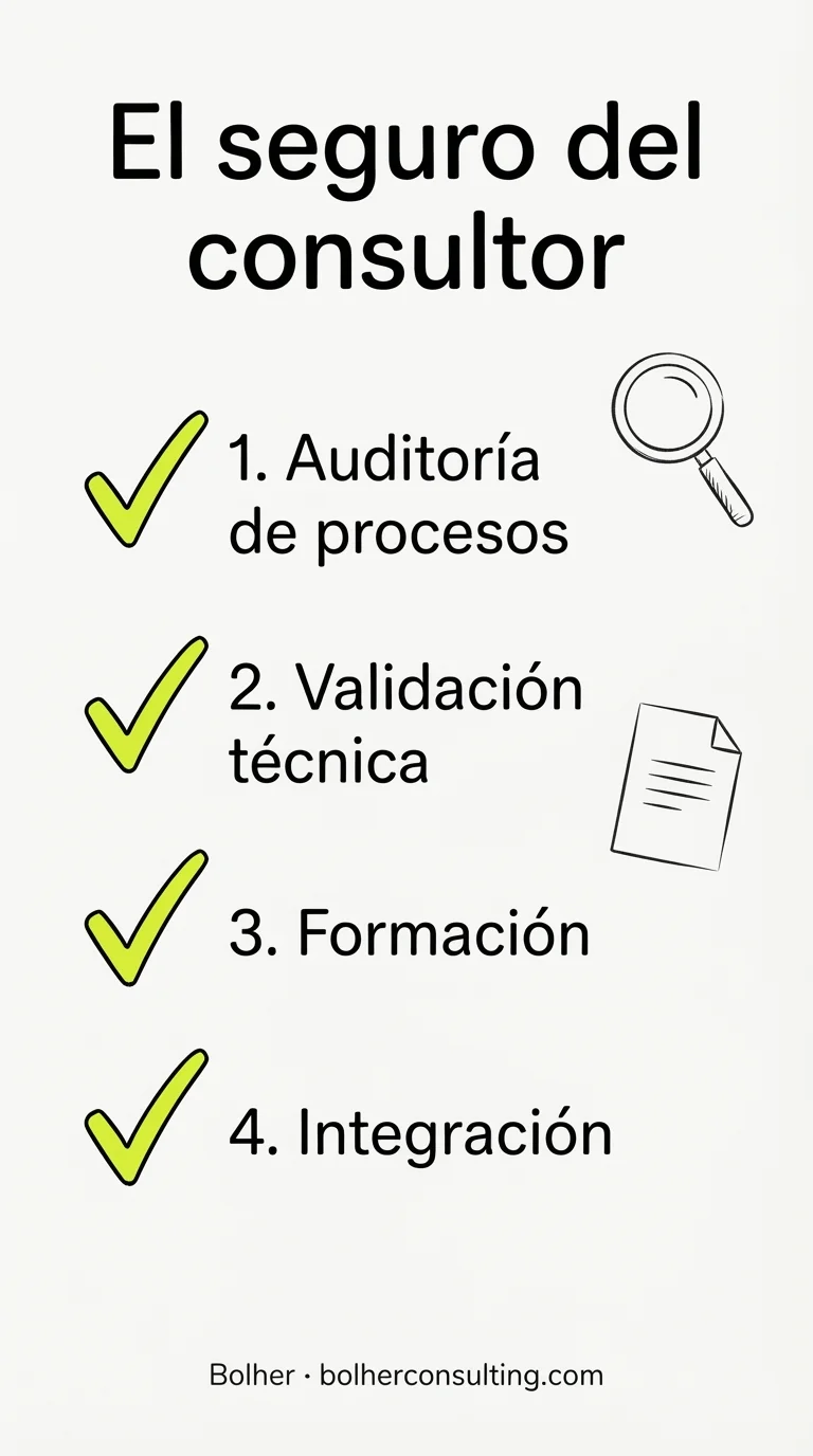 Lista de verificación de los beneficios de contratar consultoría para un ERP.